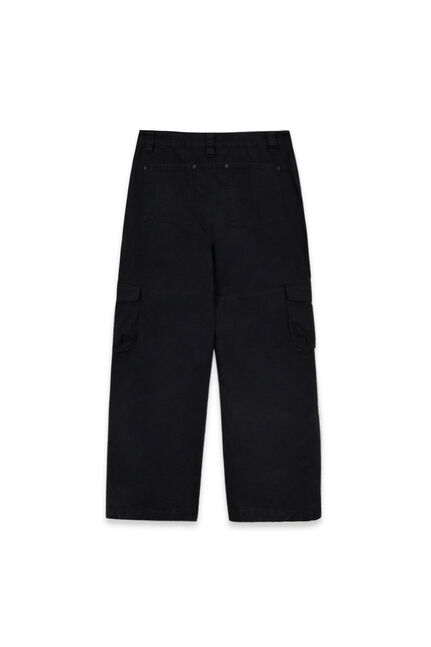 WASHED WIDE CARGO PANTS FOR MEN