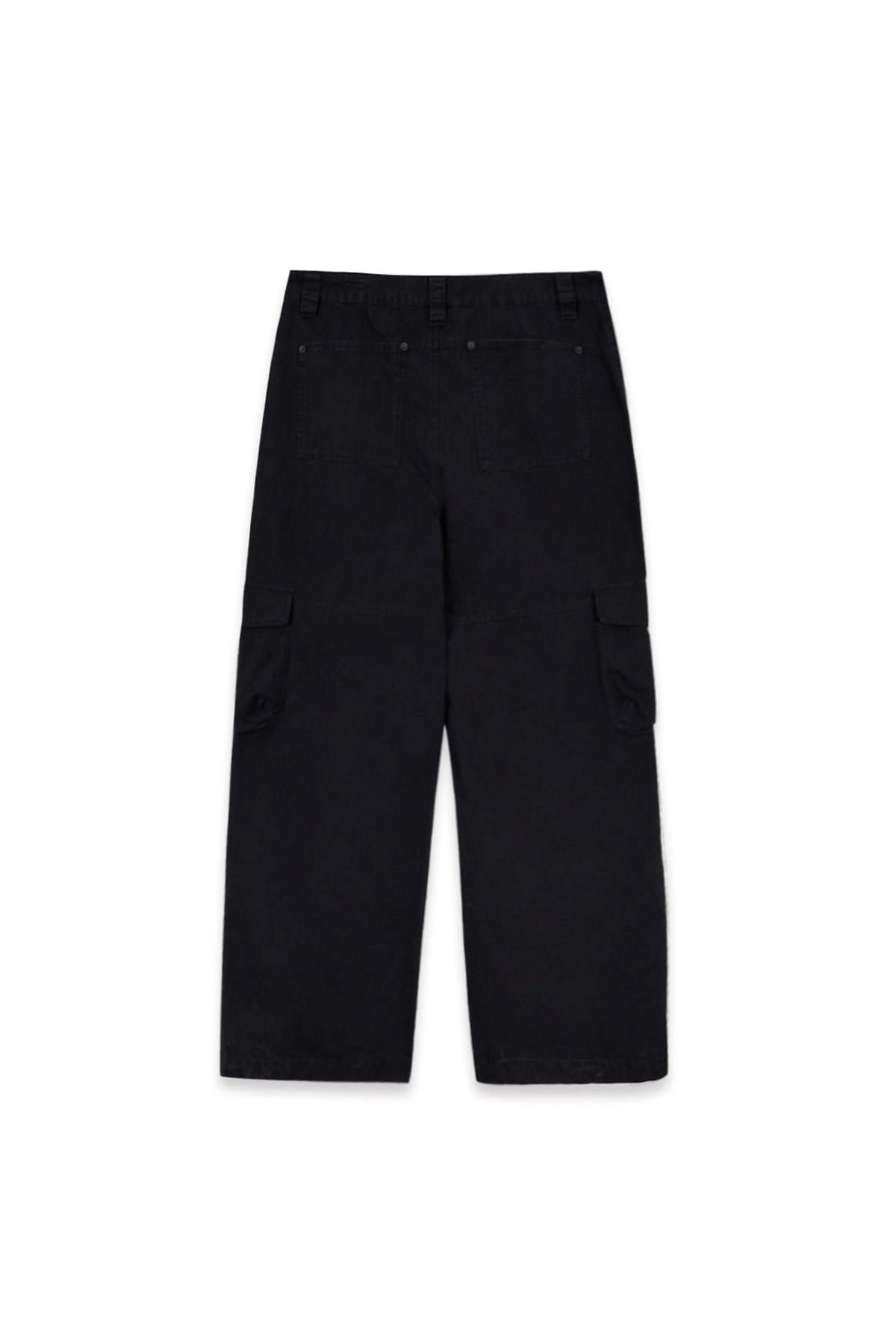 WASHED WIDE CARGO PANTS FOR MEN