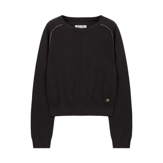 RAGLAN SLEEVE KNIT PULLOVER