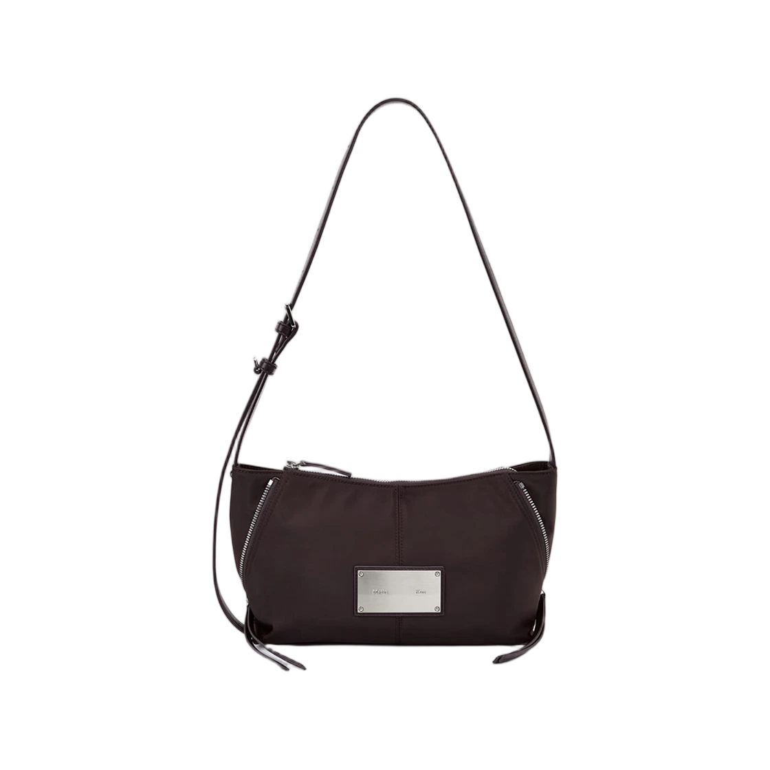 SIDE ZIPPER FABRIC TWO WAY BAG