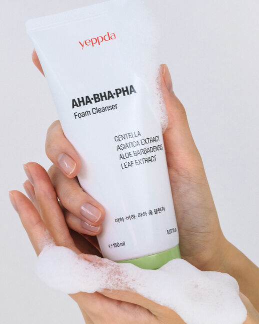 Yeppda AHA+ BHA+ PHA foam Cleanser 150ml