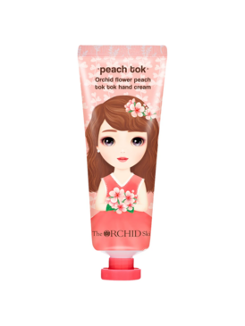 Orchid Flower Peach Tok Tok Hand Cream