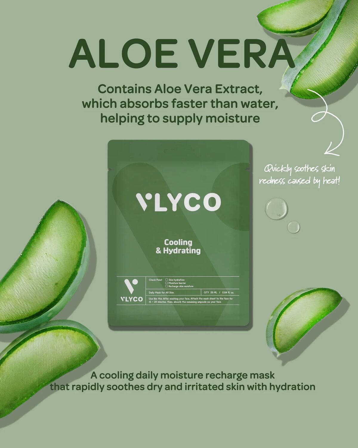 VLYCO ALOE SHEET MASK