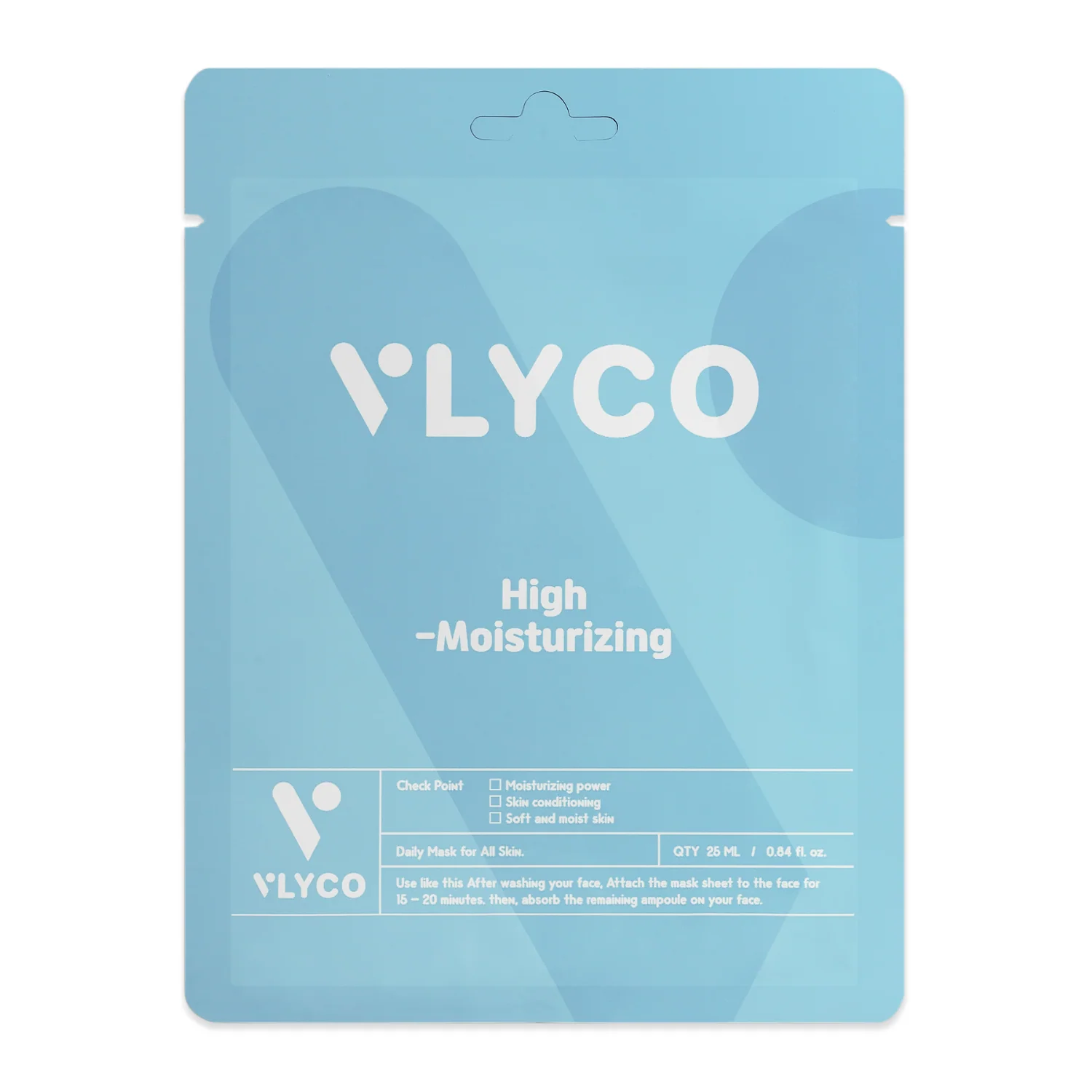 VLYCO AQUA SHEET MASK