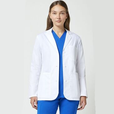 Cherokee Woman Lab Coat WHT -L #CK451
