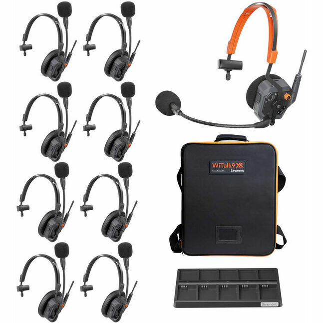 Witalk9X 1.9GHz full-duplex Wireless Headset Intercom System (Single-Ear Version)