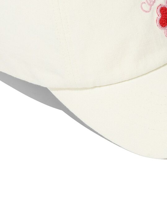 CLOVER HEART BOUCLE EMBROIDERY BALL CAP