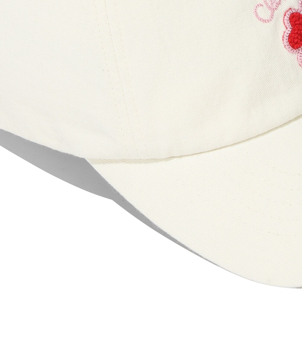 CLOVER HEART BOUCLE EMBROIDERY BALL CAP