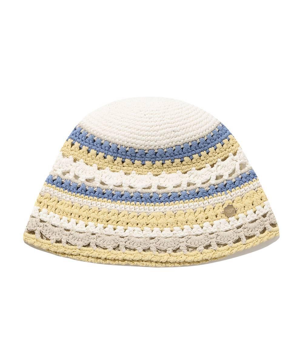 CLOVER HEART KNIT BUCKET HAT