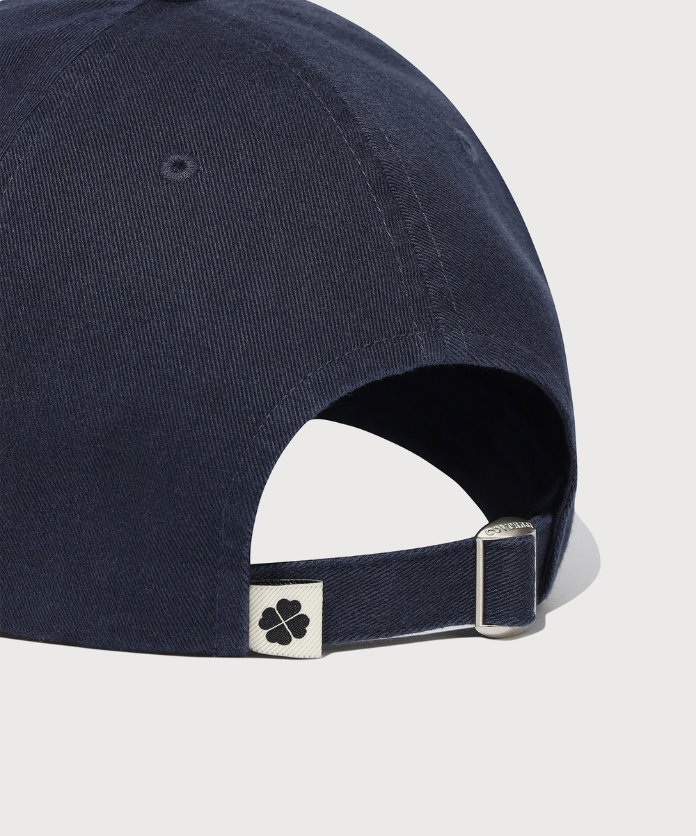 [STANDARD FIT] CLOVERHEART CURSIVE LOGO WASHING BALL CAP