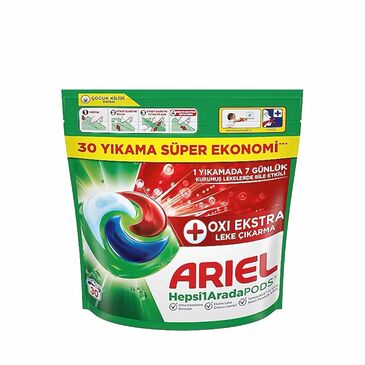 Ariel Pods White 30ш /Цагаан өнгөтэй эдлэл угаахад хэрэглэнэ/