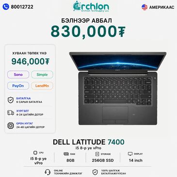Dell latitude 7400