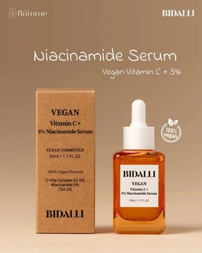 Vegan Vitamin C + 5% Niacinamide Serum.