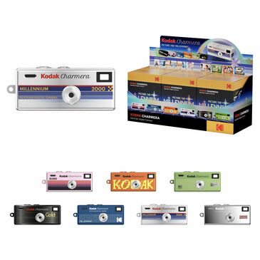 KODAK CHARMERA Keychain Digital Camera Blind Box Collection - MILLENNIUM + 16GB SD CARD ADAPTER