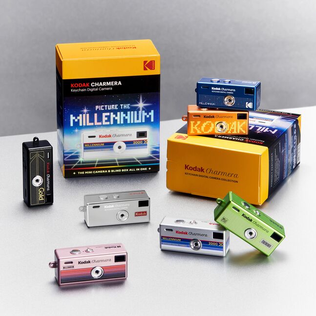 KODAK CHARMERA Keychain Digital Camera Blind Box Collection - MILLENNIUM + 16GB SD CARD ADAPTER - 3