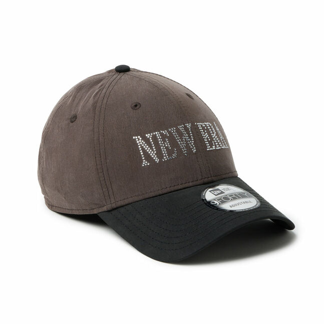 940CS NEW ERA RHINESTONE GRA BLK INTL
