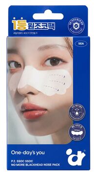 ONE DAYS' YOU P.Z SSOC SSOC NO MORE BLACKHEAD NOSE PACK 5pcs