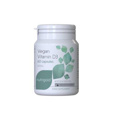 Nutrigold Vegan Vitamin D3 60 capsules