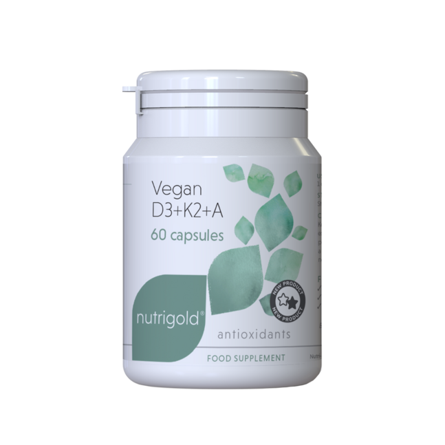 Nutrigold Vegan D3+K2+A 60 capsules