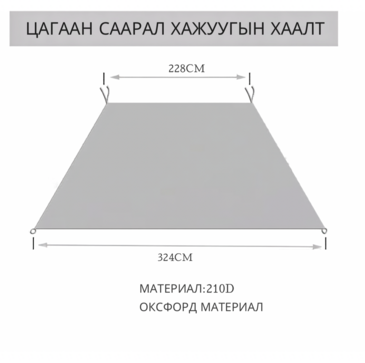 Нар Борооны Хаалт(Сүүдрэвчний нэмэлт хэрэгсэл)
