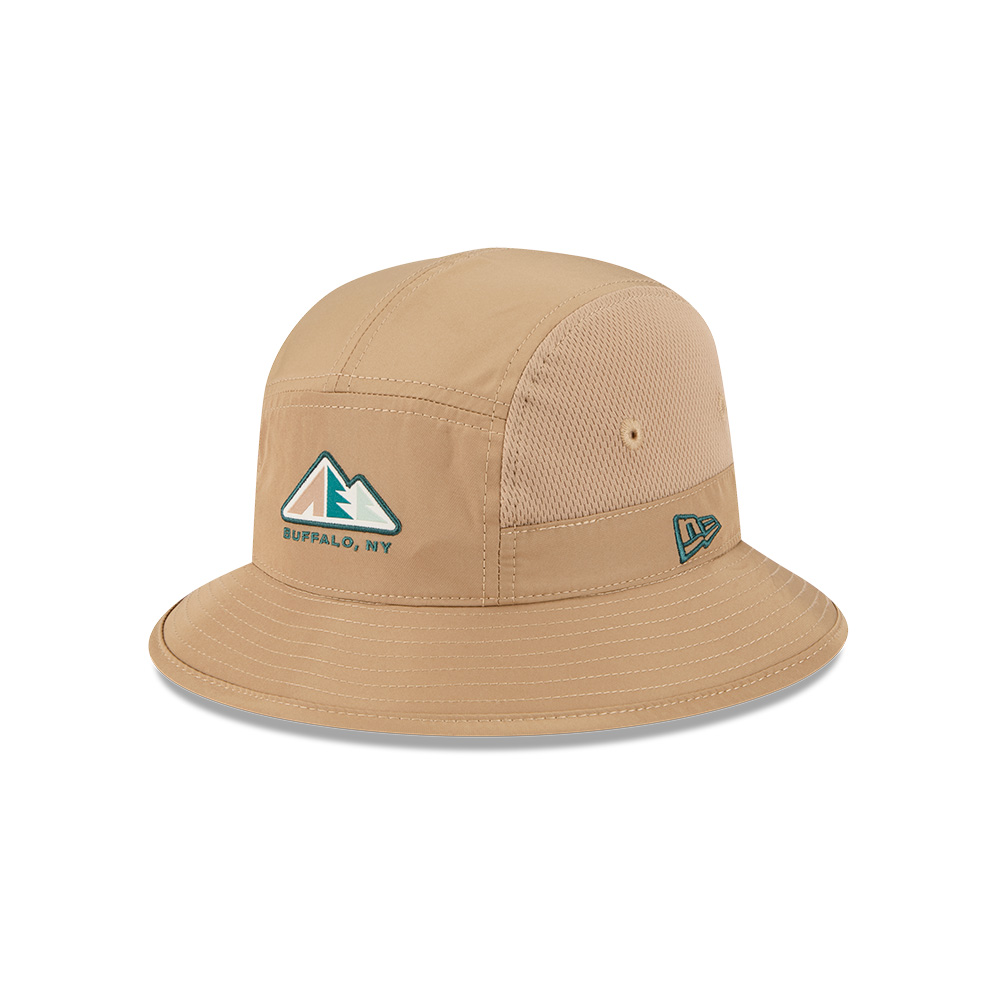 SPORT BUCKET OUTDOOR MOUNTAIN LOGO KHAKI