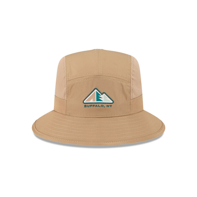 SPORT BUCKET OUTDOOR MOUNTAIN LOGO KHAKI