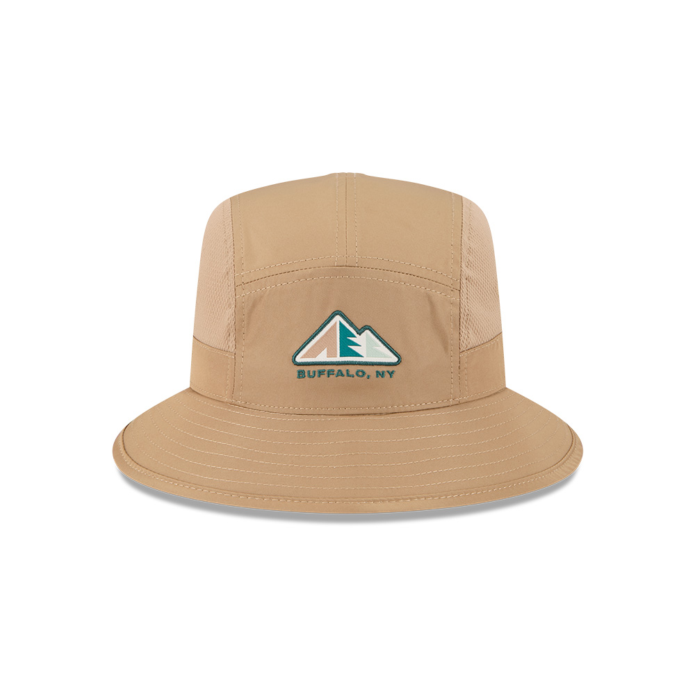 SPORT BUCKET OUTDOOR MOUNTAIN LOGO KHAKI