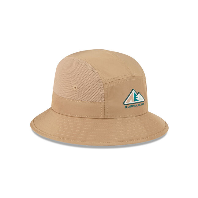 SPORT BUCKET OUTDOOR MOUNTAIN LOGO KHAKI