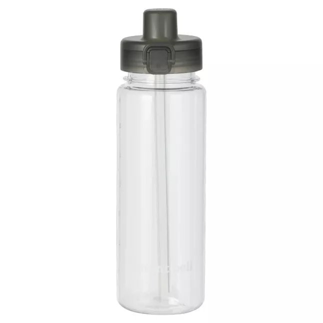 CLEAR BOTTLE STRAW 0.75L