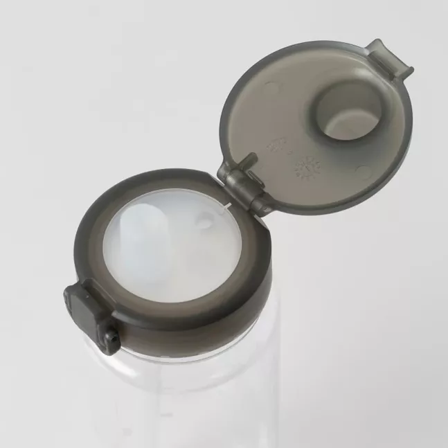 CLEAR BOTTLE STRAW 0.75L