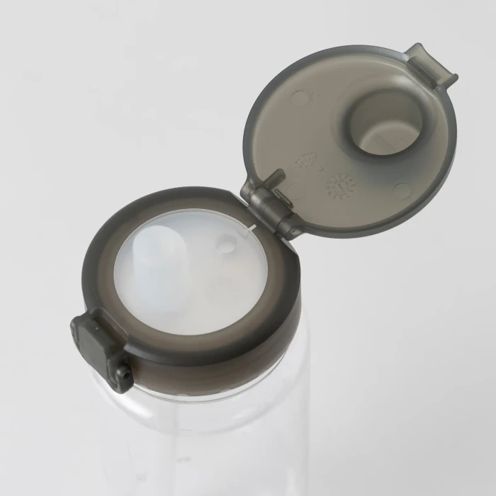 CLEAR BOTTLE STRAW 0.75L
