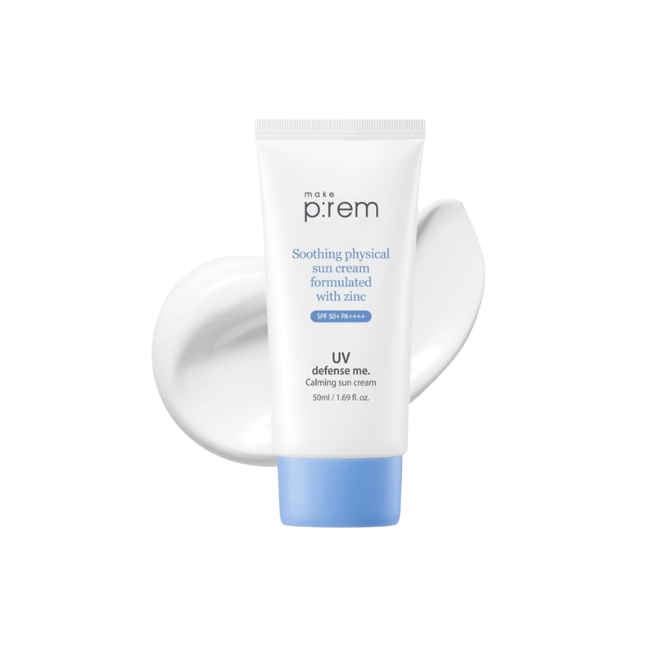 MAKE P:REM UV Defense Me Calming Sun Cream SPF50+/PA+++ 50ml