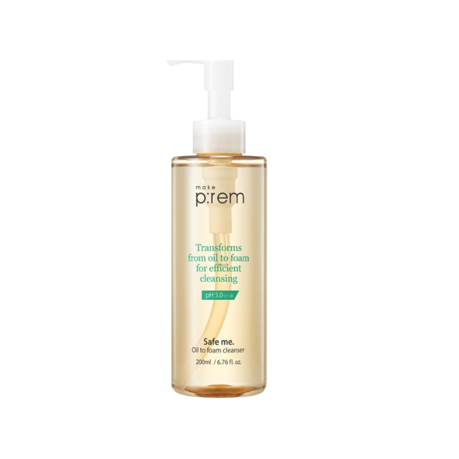 MAKE P:REM Safe Me Oil To Foam Cleanser 200ml