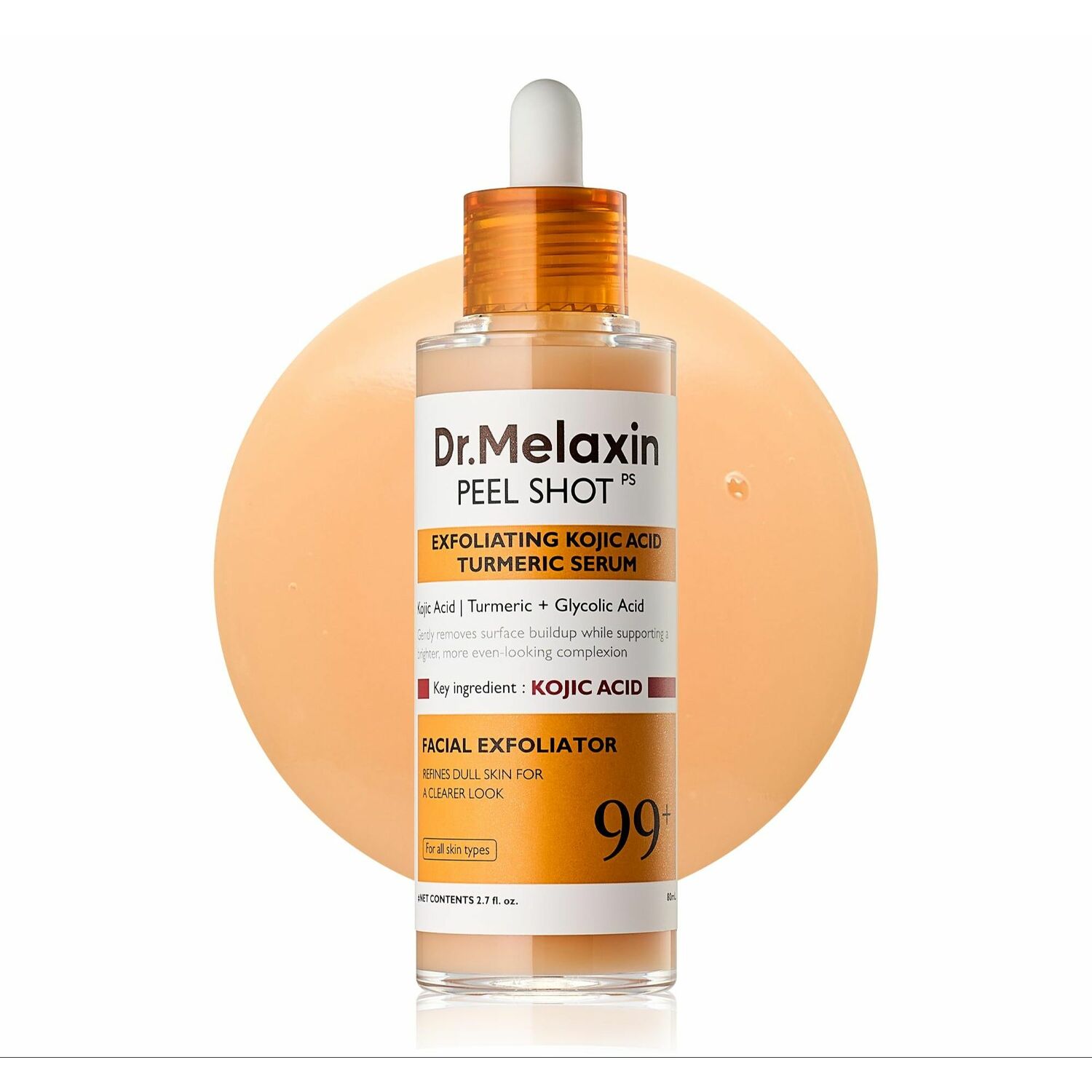 DR.MELAXIN Peel Shot Exfoliating Kojic Acid Turmeric Serum