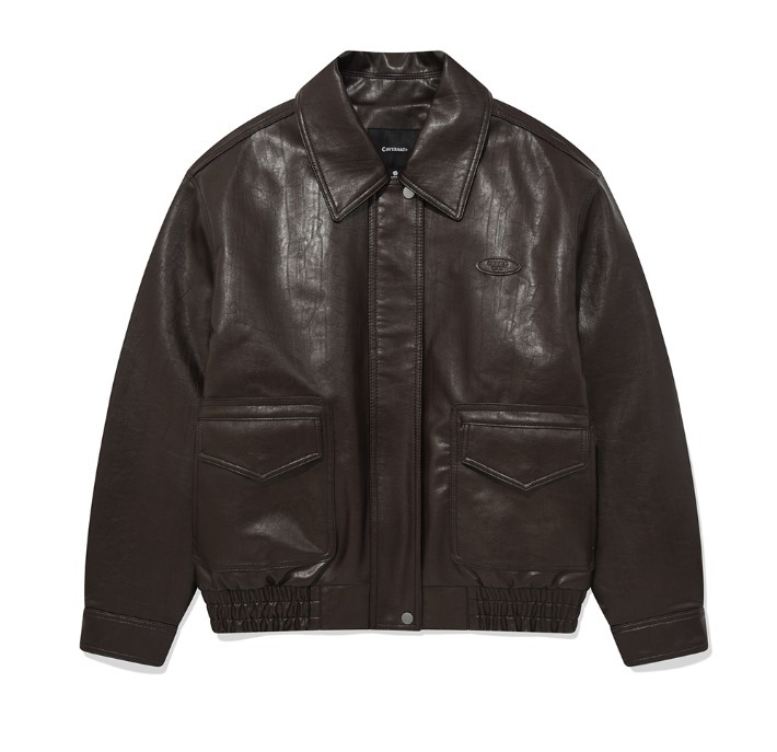 WOMEN LEATHER BOMBER JACKET