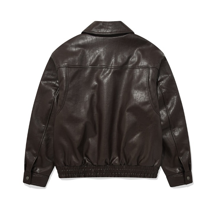 WOMEN LEATHER BOMBER JACKET