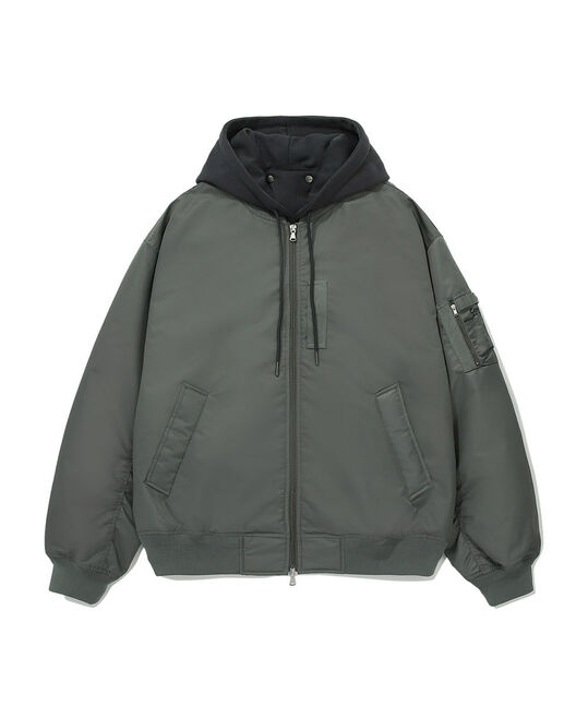DETACHABLE HOODIED MA-1