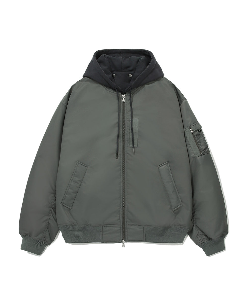 DETACHABLE HOODIED MA-1