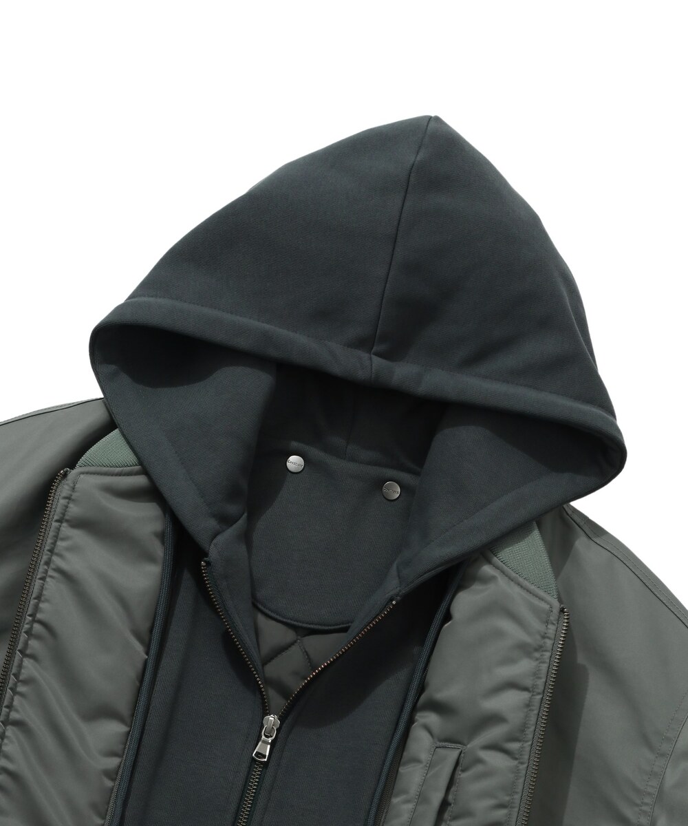 DETACHABLE HOODIED MA-1