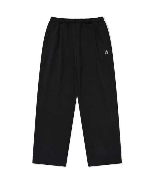 C LOGO SWEAT SEMI-WIDE PANTS