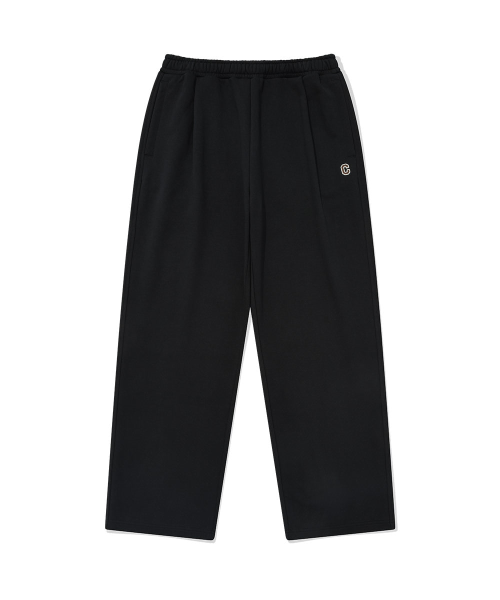 C LOGO SWEAT SEMI-WIDE PANTS