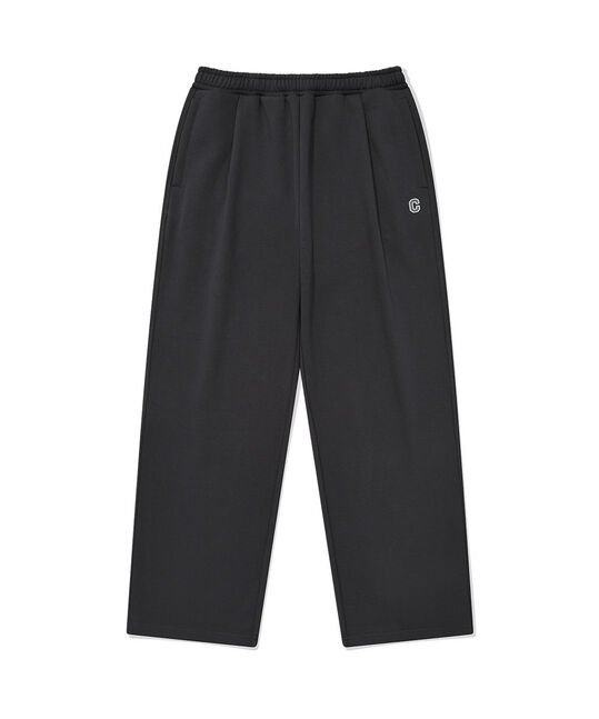 C LOGO SWEAT SEMI-WIDE PANTS