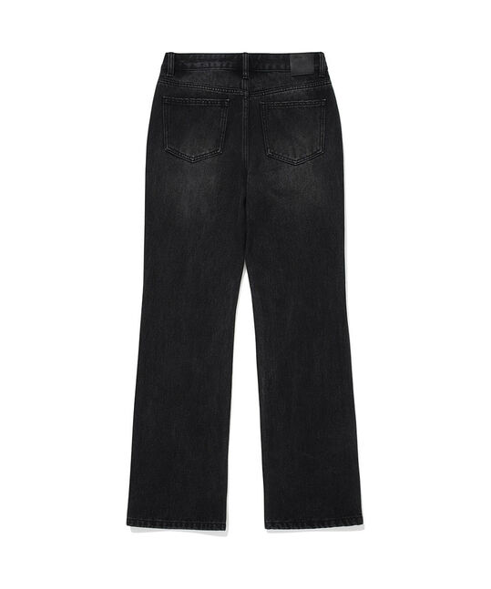 WOMEN SEMI BOOT-CUT DENIM PANTS
