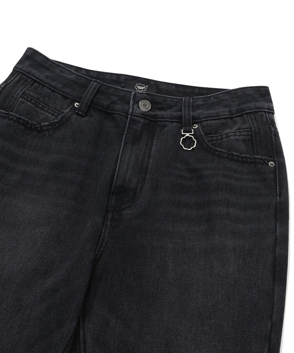 WOMEN SEMI BOOT-CUT DENIM PANTS