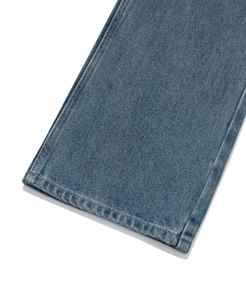 WOMEN SEMI BOOT-CUT DENIM PANTS