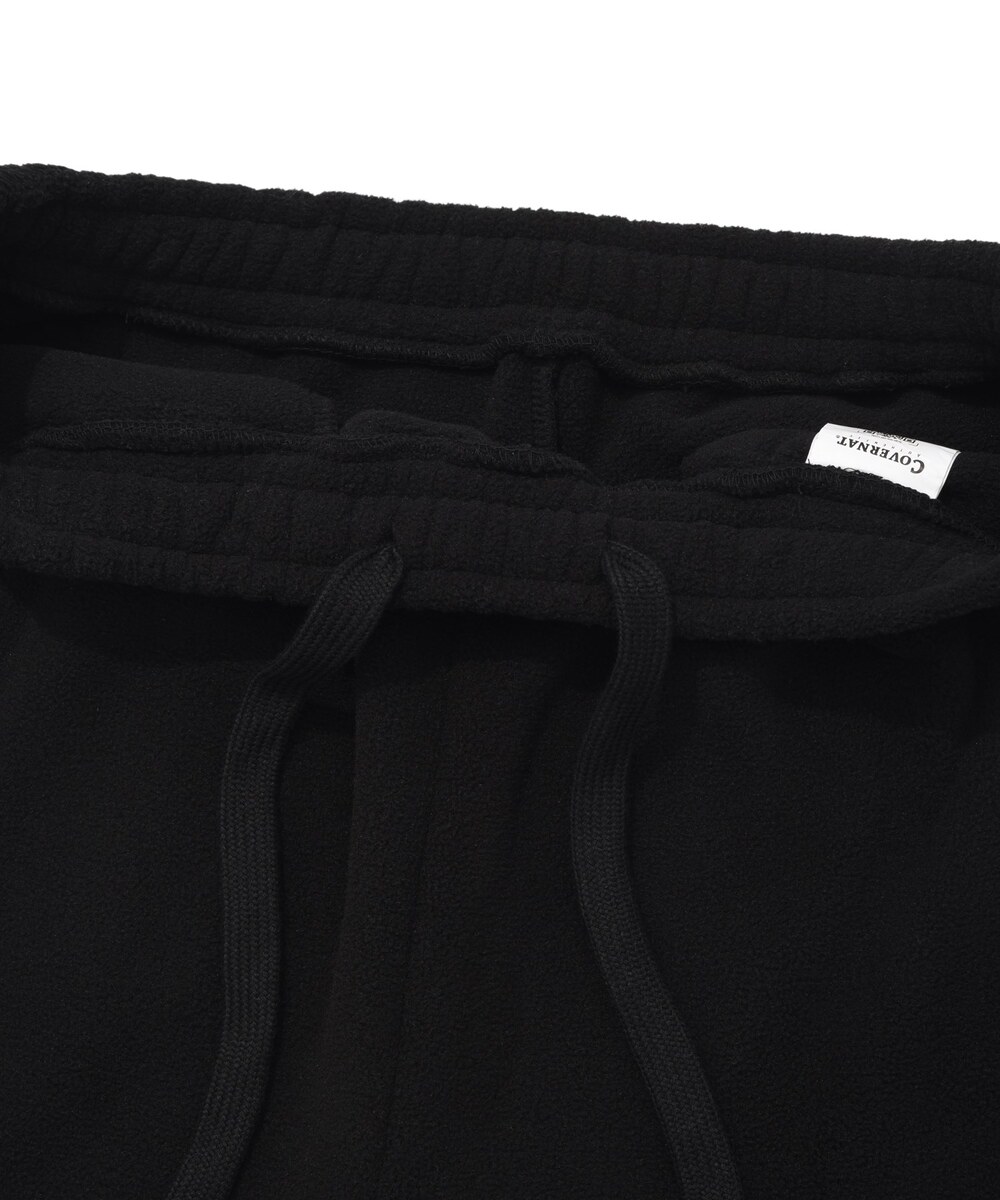 ONE TUCK SEMI-WIDE SWEAT PANTS (LINED WITH FLEECE)