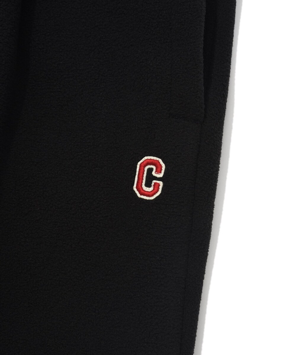 ONE TUCK SEMI-WIDE SWEAT PANTS (LINED WITH FLEECE)