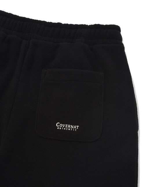 ONE TUCK SEMI-WIDE SWEAT PANTS (LINED WITH FLEECE)