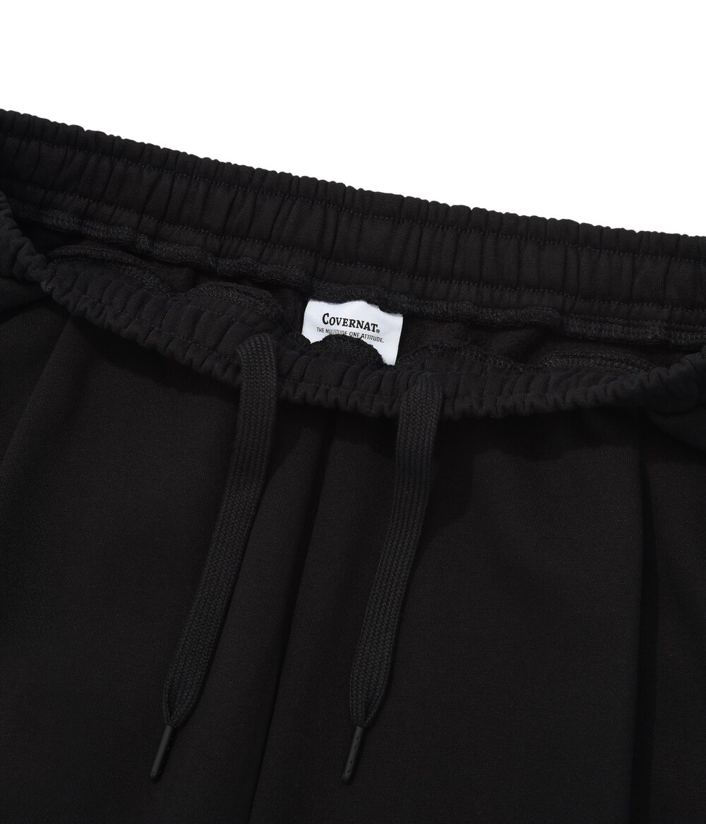C LOGO ONE TUCK SEMI-WIDE SWEAT PANTS (LINED WITH FLEECE)
