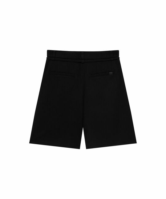 WOMAN BELTED BERMUDA SHORTS